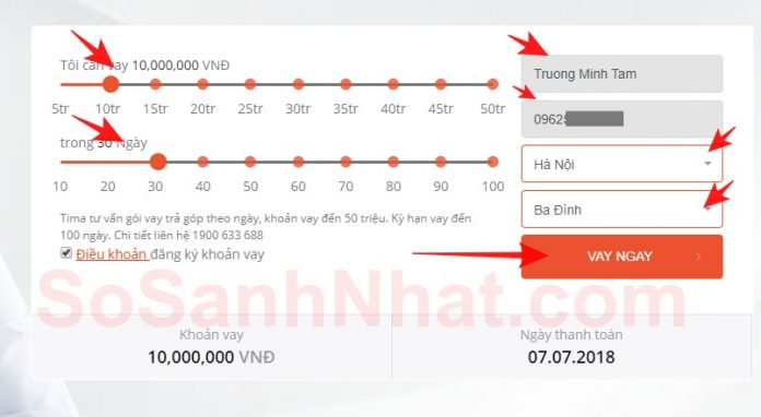 Chọn khoản vay phù hợp với nhu cầu