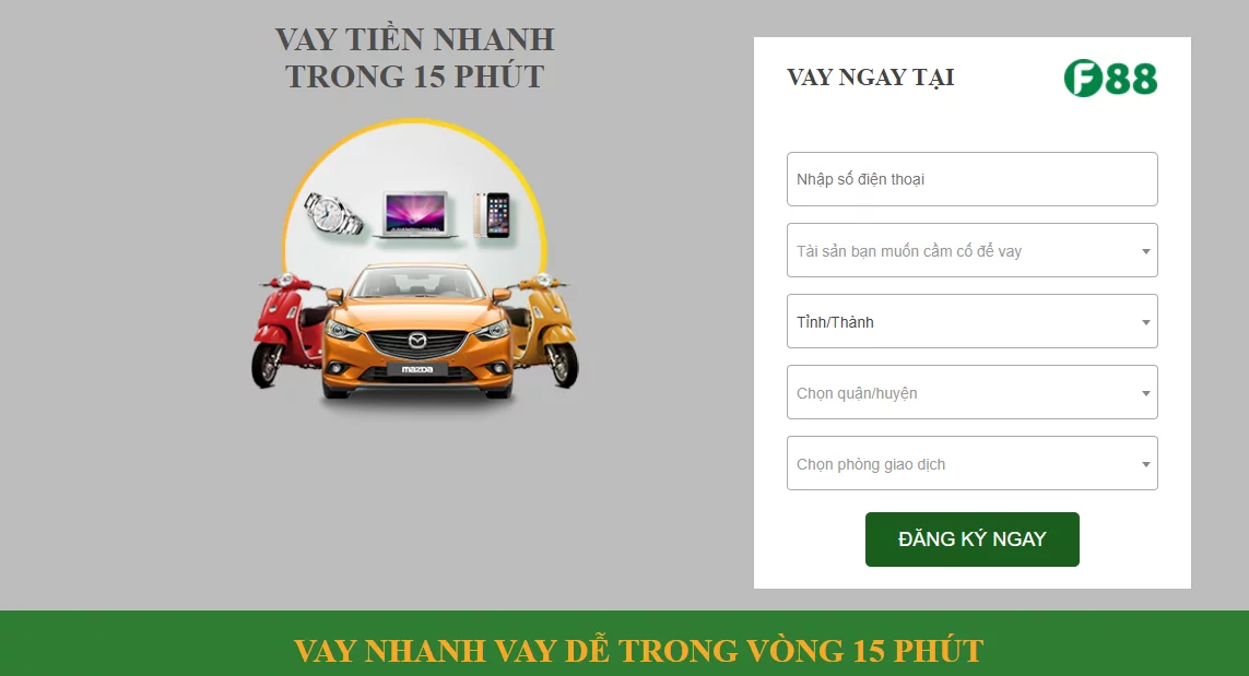 vay tiền nhanh F88